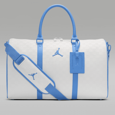 Nike Jordan Monogram Duffle Bag Luggage Beige Coconut Milk